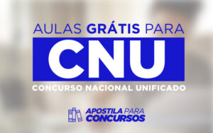 Aulas GRÁTIS para CNU (em vídeo)